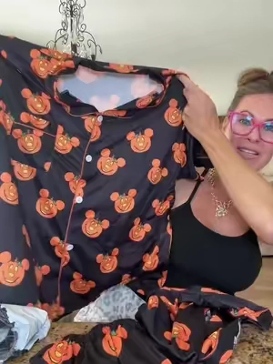 Halloween pajamas #halloween #halloweenpajamas 