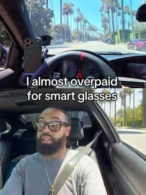 Glad I found these smart glasses before spending way more than I needed to. #smartglasses #cameraglasses #aiglasses #contentcreators #glasses 