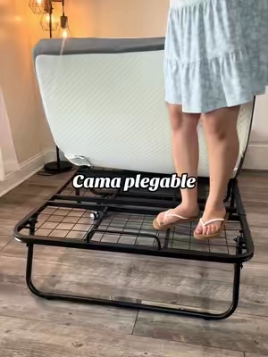 Respuesta a @Mariela Reyes🇬🇹💙🤍 colchón y base cama plegable #tiktokshopsummersale #foldingbed #cama #blackfriday #tiktokshopcreatorpicks 