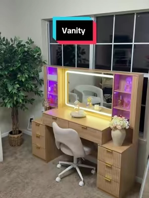 El vanity más lindo y grande #creatorsearchinsights #vanitytop #paratiiiiiiiiiiiiiiiiiiiiiiiiiiiiiii #tiktokshopcreatorpicks #dresser 