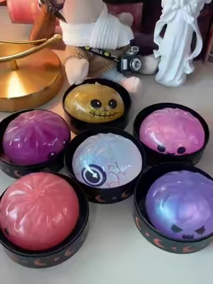 #HalloweenSquishy #SqueezeToy #StressReliefToy #HalloweenFinds #dealsforyoudays
