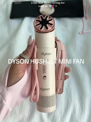 Who knew a handheld fan could blow so cold?! 🥶 #portablefan #handheldfan 