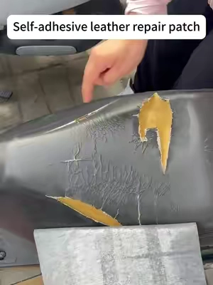 Leather repair tapes