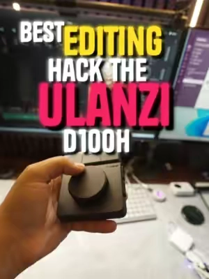 The Ulanzi D100H is going to speed up your editing work flow #ulanzi #ulanzid100h #ulanzidial #speededit