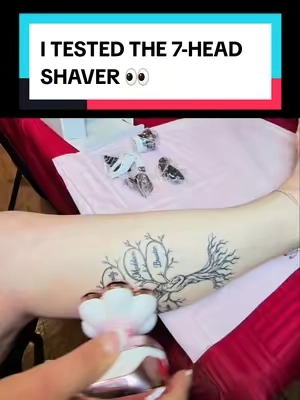 7 heads had me skeptical 😂 but I needed to know if they actually made a difference. This thing is definitely not your average razor. 👀 #TikTokShop #TikTokShopFinds #ElectricShaver #ShavingRoutine #backtoschool @LuxRenew 