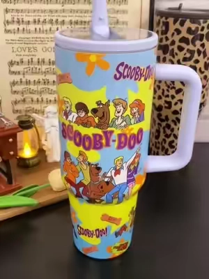 1 Pc 40oz insulated mug   #cup#tumbler#scoobydoopapa#globalpick#sportlightfinds 