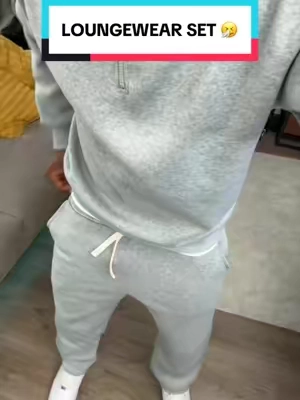 I’m 5’11, wearing a medium  #sweatsuit #hoodie #formen #sweatpants #tiktokshop 