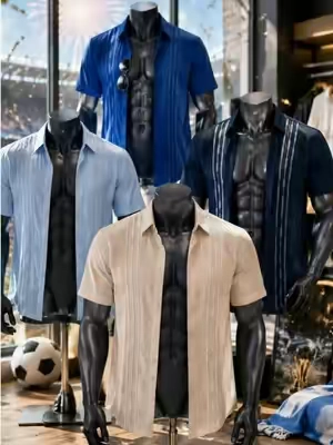 Men's Guayabera Shirt #mensfashiontips #shirt #mensshirt #fyp #OOTD 