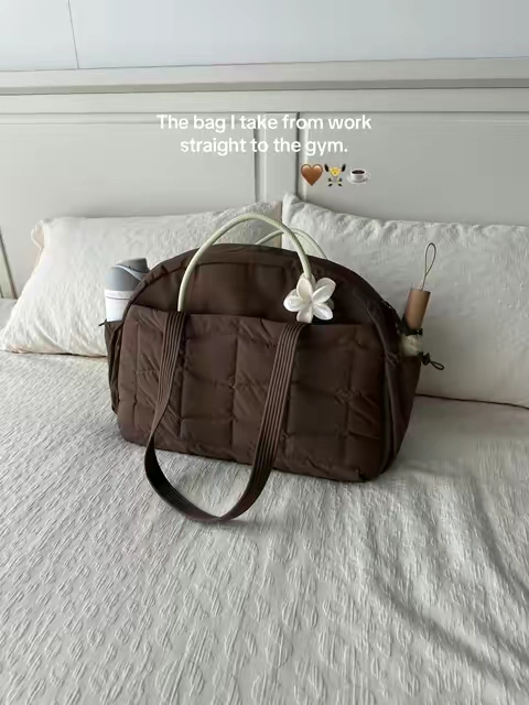 #whatsinmybag #gymbag #workbag #puffybag #bagsmart 