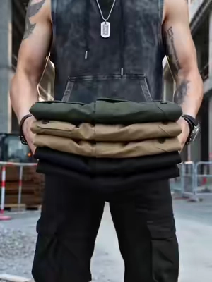 Stock up on these versatile men’s cargo joggers 3‑pack. Spacious multi‑pockets for storing your essentials, great for work and casual outings. #CargoJoggers #MensOutdoorWear #EverydayMensWear #ValuePack #TacticalStreetwear