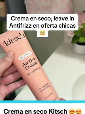 Crema Air Dry, usar en seco o luego de lavar la cabeza como leave in😍😍 En descuento hoy‼️‼️ #t#tiktokshopcreatorpickst#tiktokshopsummerglowkitsch #airdrycream #kitschairdrycream 