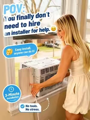 POV • You finally don't need to hire an installer for help.#Greenish #Midea #ac #tiktokshopcreatorpicks #summerfinds 