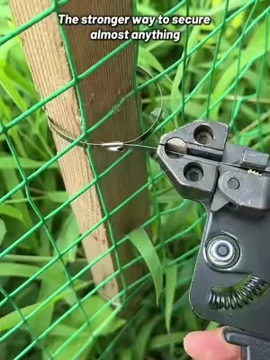 Upgrade from regular zip ties to stainless steel fastening. This cable tie kit uses a tightenin tool for clean cuts and secure connections, perfect for fences, cables, pipes, cages, and outdoor projects.#StainlessSteelZipTies #CableTieTool #FasteningTools #OutdoorRepair #FencingTools 