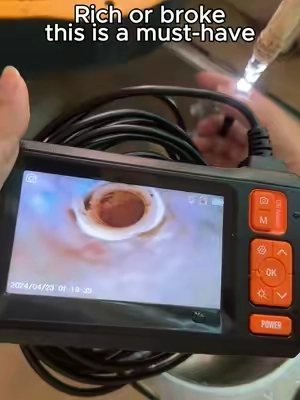 See inside hidden spaces before you decide what to fix 🔧#borescope #endoscope #giftsforhim #spotlightfinds #techtools 