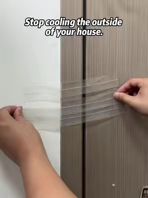 Your door gaps are costing you money 😳 Seal them up and keep your home cooler this summer!🏠
 #HomeHacks
 #WeatherStripping
 #DIYHome
 #SummerHacks
 #HomeImprovement

