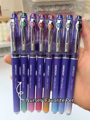 8 vibrant colors of rollerball pens to make your writing more fun and colorful!!???😍😍😍#pen #stationery #nurselife #teacherlife #tiktokmademebuyit 