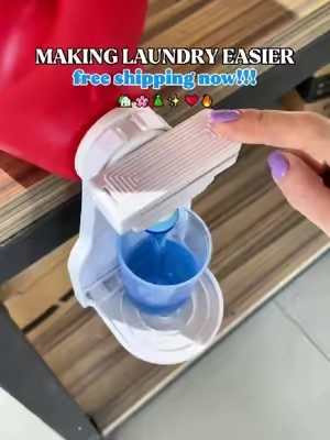 That little drip after pouring detergent? Yeah… that’s exactly why I got this cup holder 😅 No more sticky mess, no more stains on the washer, just clean, easy, ZERO-drip laundry days. Honestly one of the best little home helpers ever! 🙌✨#CleanTok#detergenthack#laundryhacks#LaundryEssentials#LaundryOrganization