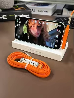 Perfect for desk setups, gaming, travel, bedside charging, or the car when you want to prop your phone up without carrying a separate stand. Definitely one of those TikTok Shop gadgets that's actually useful. 🔥 #iPhonecharger #phonestand #tiktokshop #DealsforYouDays 