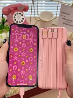 One charger for everything. compatible with both Android and Apple, and it charges very quickly. #summerwins #powerbank #charmast #dealsforyoudays#TikTokshopbacktoschool