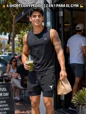 These 2-in-1 shorts are staying in my gym rotation🏋️‍♂️🔥 | One Order = 4 pairs #2in1shorts #mensactivewear #GymTok #backtoschool #tiktokshop 