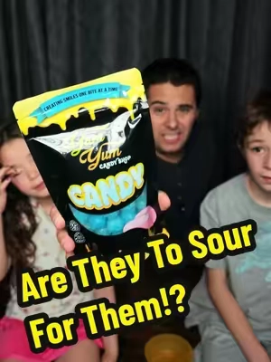 Sour chews but I think they were to Sour for the little one! #candy #Sour #chewy #TikTokshopbacktoschool #backtoschool 