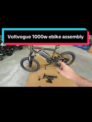 @AOVOPRO STORE voltvogue 1000 watt e-bike assembly video #ebike #assembly #bikelife #tiktokshopsummersale #tiktokshopcreatorpicks 
