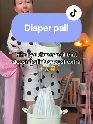 #momcozy #diaperpail #diaperhack 