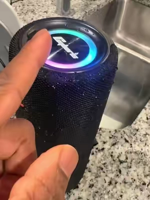 Great speaker for the shower 🚿 #BluetoothSpeaker #PortableSpeaker #WirelessSpeaker #StereoSpeaker #BackToSchool 