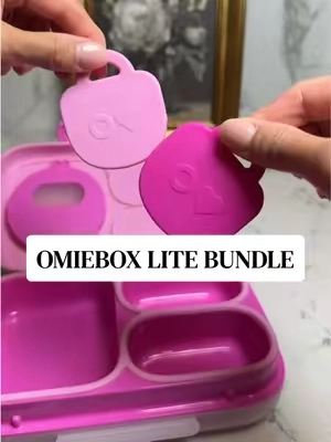 You can choose your own colors for the combo and get a savings 😉🍓🍒 #omiebox #omieboxup #omielunchbox #kidslunchbox #omieboxlite 