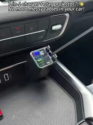 Stop dealing with tangled, messy cables in your car. This 7-in-1 retractable car charger keeps your center console perfectly organized 🚗🔌 #tiktokshopmemorialday #DealsforYouDays #TikTokSwimWeek #carcharger #caraccessories 