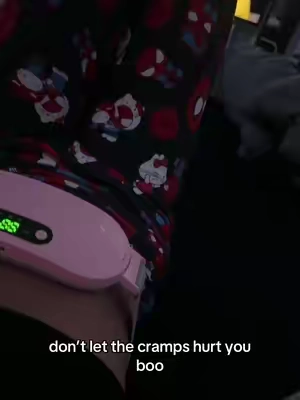 it vibrates too! #period #heatingpad #cramps #portable #fyp 