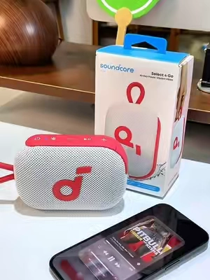🎵Soundcore Select 4 Go Check out the Soundcore Select 4 Go—my new favorite tiny speaker! Jd' It's compact but packs a punch with up to 20 hours of playtime. Plus, it's waterproof with an IP67 rating, so I don't have to worry about any spills or rain when I'm outside. It features Bluetooth 5.3 for easy connections, and TWS pairing for stereo sound. Oh, and there's app support too! Have you tried this one yet? #Soundcore #PortableSpeaker #MusicLovers #BluetoothSpeaker#TikTokshopbacktoschool 