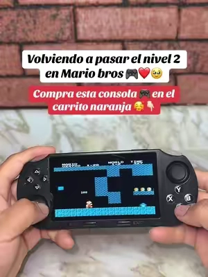 Esta consola trae 3,000 juegos instalados 🎮 no necesitas internet 👌 te dejo el enlace en el carrito naranja 🎮🥰#retrogaming #consolegaming #console #videojuegos 