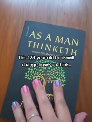 #asamanthinketh  #jamesallen #BookTok  #selfimprovementbooks  #mindsetbooks 