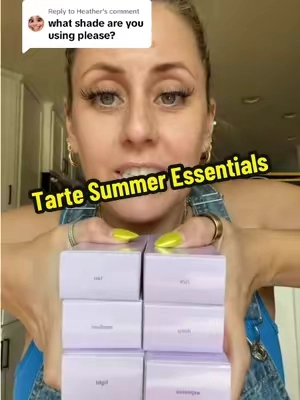 Replying to @Heather  Something for everyone  @tarte cosmetics #ccserum #skincaremakeup #lazygirlmakeup #tarte #foundation 