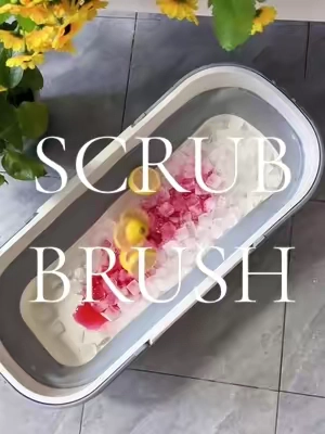 If your bathroom floor still feels dirty after mopping… you need THIS 👀 #CleanTok #floorbrush #cleaninghacks #deepclean #summervibes