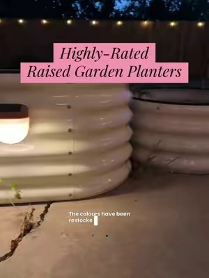 Beautiful, metal, highly-rated, aesthetic & great for so many things! #raisedgardenbeds #gardentok #gardeningforbeginners #gardendesign #gardenproject 