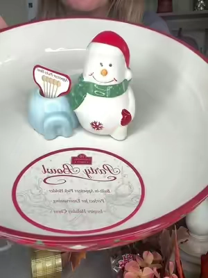 Christmas serving platter from QVC 