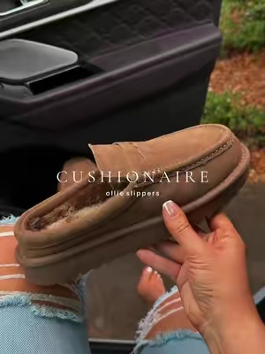 Obsessed with these for fall 🍂 @Cushionaire #shoes #slippers #sliponshoes #fallshoes 