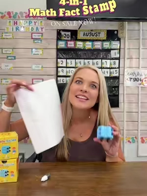 How cool is this thing?! Perfect timing to grab one before we head back to school because it’s on sale😉  #backtoschool #classroommusthaves #mathfacts #mathteacher #teachersoftiktok 