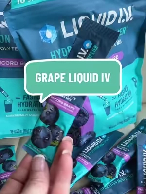 This grape liquid I.V. is so hard to find in any stores ☀️💦 @Liquid I.V. #electrolytes #hydration 