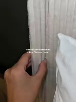 The head board and bedframe was so easy to put together too @amerlifeofficial #bedframe #bed #homefurniture #bedroomfurniture #tiktokshopcreatorpicks 