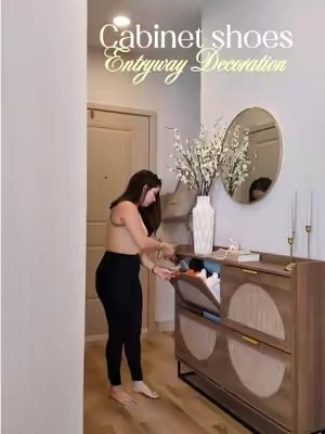 Respuesta a @Karina and Hayley 🥰 zapatera moderna para entrada @Vabches.US #zapateragrande #zapateramoderna #vabchesfurniture #entryway 