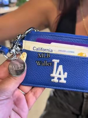 the cutest practical wallet out there! plus it’s Dodgers? grab one!  #TikTokShopFinds #BackToSchool #wallet #cardholder #mlbfan 