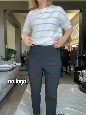 No one will know how comfy you are! #workpants #teacherpants #athleisure #BackToSchool #sohochic 