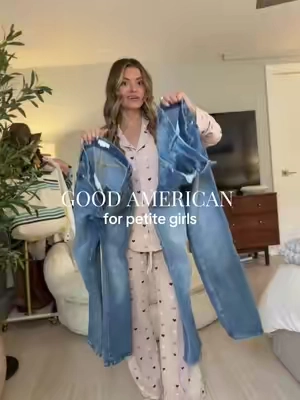 Finally jeans for the petite girlies 🔥 @GOOD AMERICAN  #TikTokshopbacktoschool 