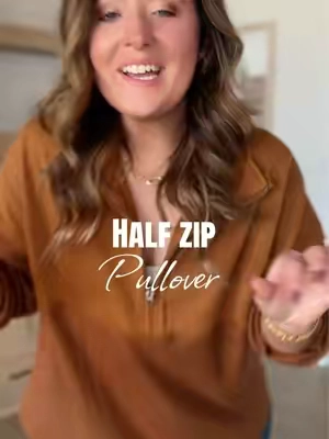 Our favorite half zip pullover @SHEWIN is fully stocked and already selling like crazy! #TikTokshopbacktoschool #falloutfitinspo #waffleknit #oversized #leggingsoutfit 