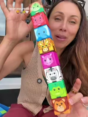 The magnetic blocks your toddler already loves… now with ANIMALS 🐯🦓🐆🦒✨ Big, easy-to-grab pieces + fun animal prints make building feel like play AND learning. Colors, animals, patterns, creativity… all in one toy 🙌 #MagneticBlocks #ToddlerToys #LearningThroughPlay #EducationalToys #TikTokShopSummersale 