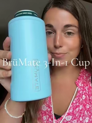 The cup that basically does it all 🙌 Use it as a mug, a tumbler, OR turn it into a can cooler for 16 oz cans + 12 oz cans with the included ice pack 🧊🥤 One cup, three ways = way less clutter and something you’ll actually use every day 👀 #Brumate #BrumateEra #CupTok #cancooler #Drinkware  