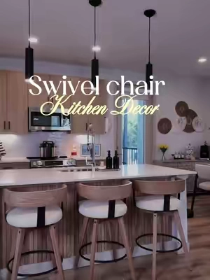 Swivel bar stool @CHAIRUS #swivelchair #barstool #chairus 